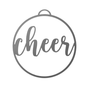 Rusted Orange Craftworks Co. Cheer (5 pack) Special Offer Jolly Christmas Ornaments - 5 pack