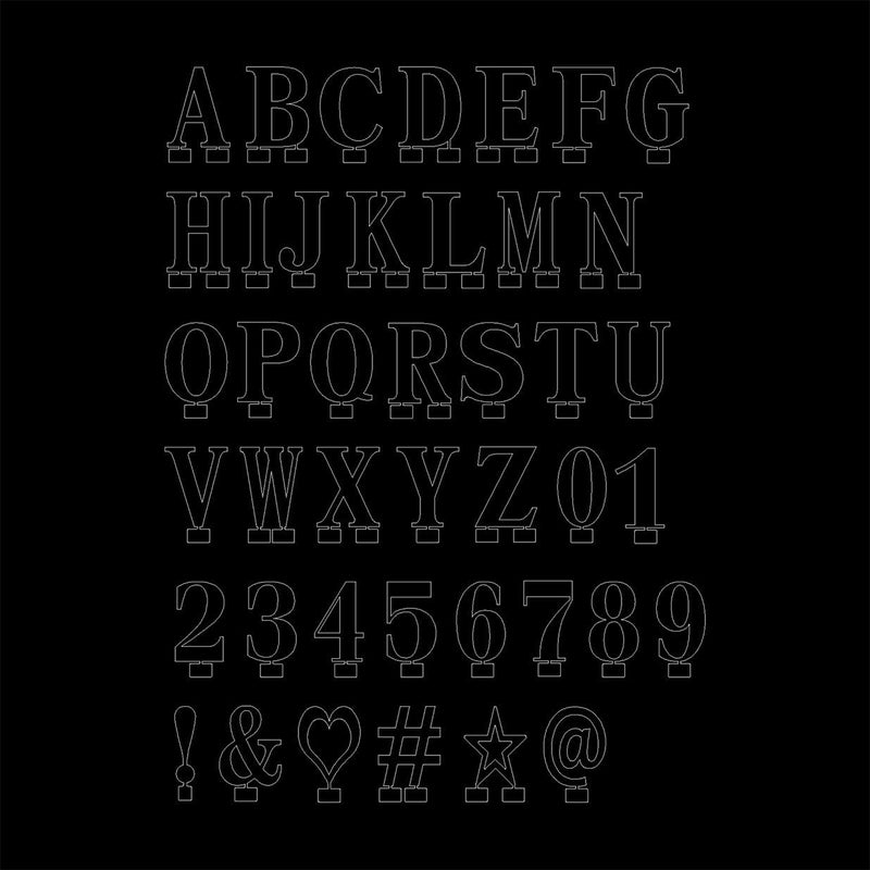 classic letters style sheet