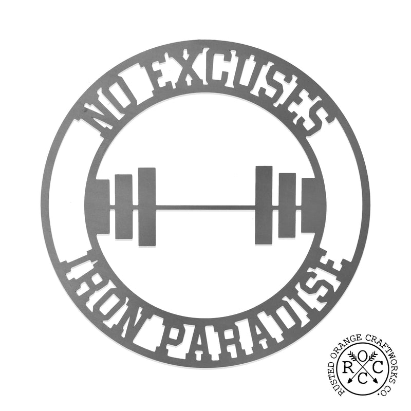 Every Rep Counts Gym Signs - 3 Styles - Metal Wall Home Gym Decor