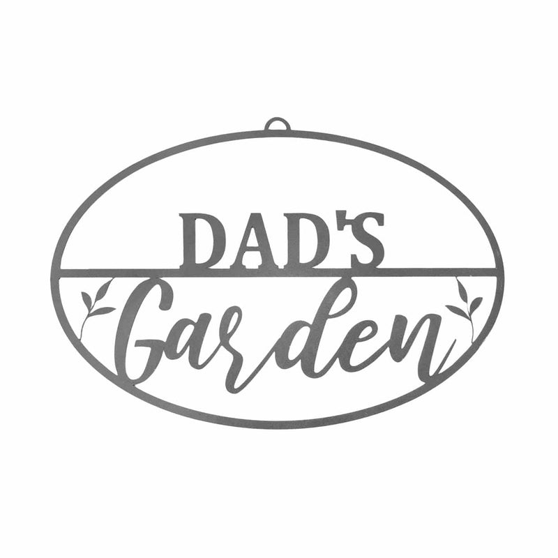 Dad’s garden oval