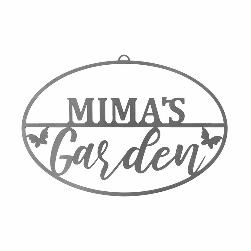 Mima’s garden oval