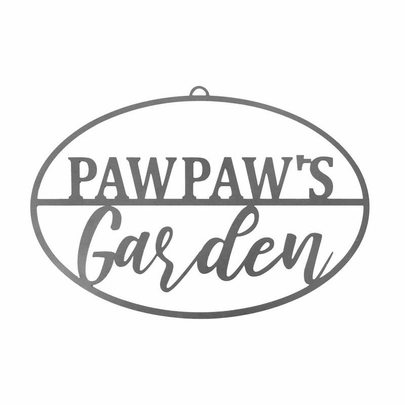Paw paw’s garden oval