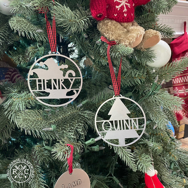 Rusted Orange Craftworks Co. Holiday Ornaments Waiting for Santa Ornament - 3 pack