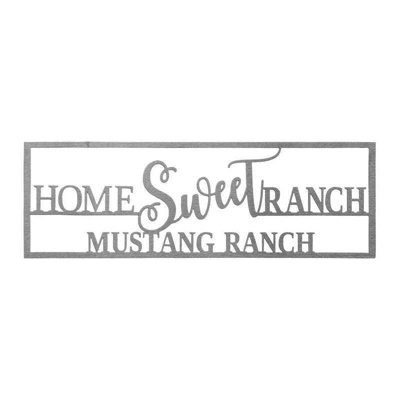 home sweet ranch sign