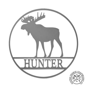 Rusted Orange Craftworks Co. Hunting & Shooting Wildlife Signs - Personalized Hunting Decor for Cabin, Gifts for Men