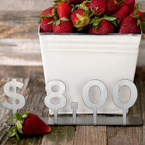 Desk name plate pricing strawberries