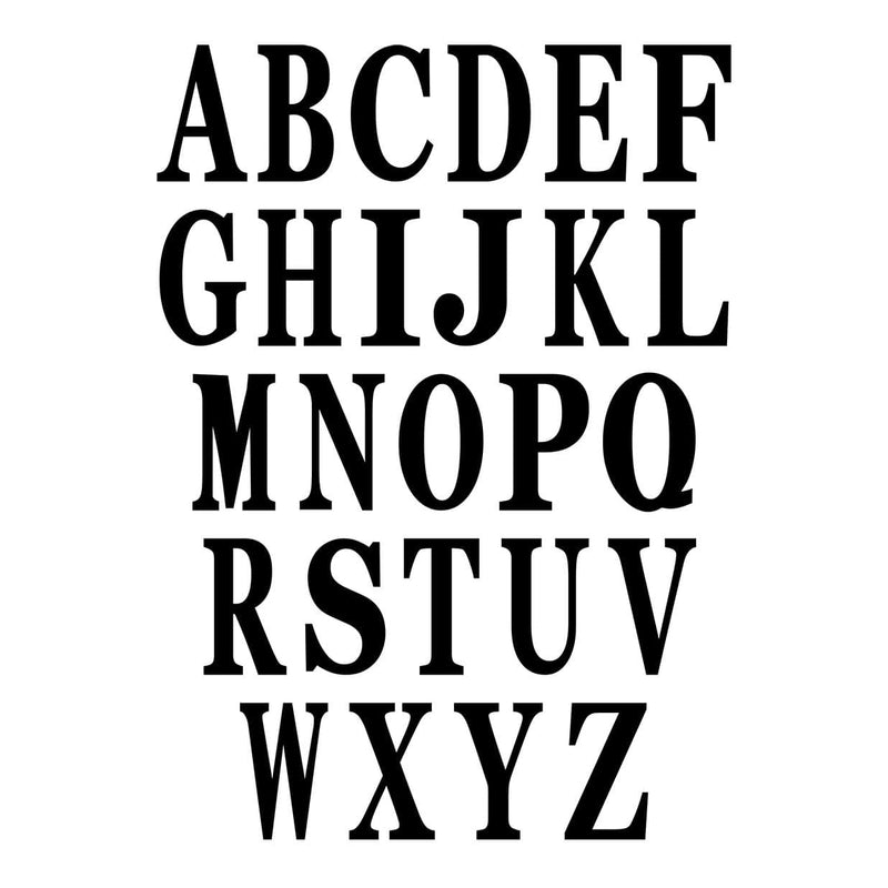 Alphabet showing font sample.