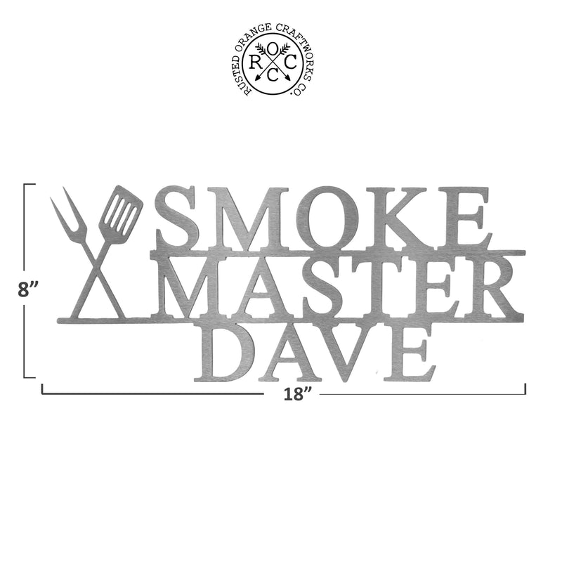 Smoke master plaque dimensions