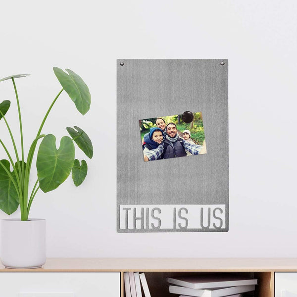 magnet board with picture on it