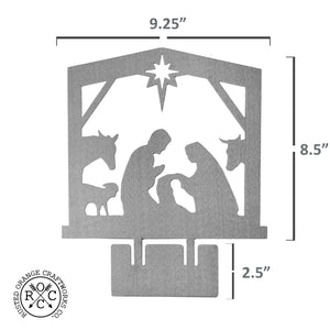 Rusted Orange Craftworks Co. Nativity Sets Special Offer 9" Nativity Silhouette - 4 Styles - Birth of Jesus Scene Figures