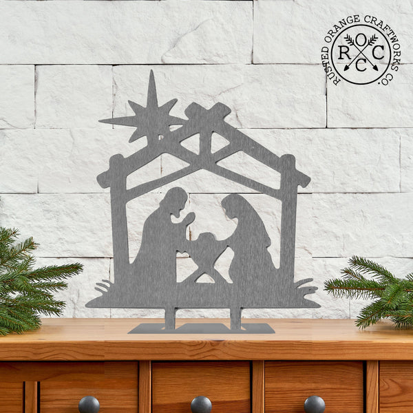 Rusted Orange Craftworks Co. Nativity Sets Special Offer 9" Nativity Silhouette - 4 Styles - Birth of Jesus Scene Figures