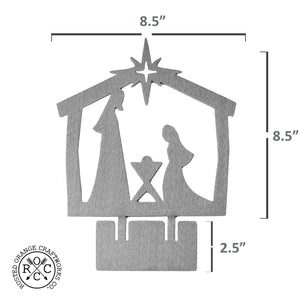 Rusted Orange Craftworks Co. Nativity Sets Special Offer 9" Nativity Silhouette - 4 Styles - Birth of Jesus Scene Figures