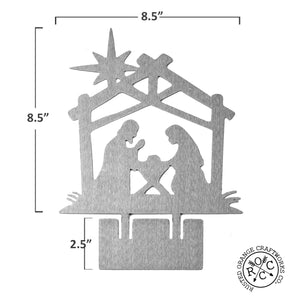 Rusted Orange Craftworks Co. Nativity Sets Special Offer 9" Nativity Silhouette - 4 Styles - Birth of Jesus Scene Figures