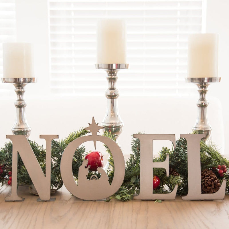 noel nativity set on table