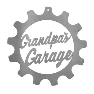 just for him garage sign