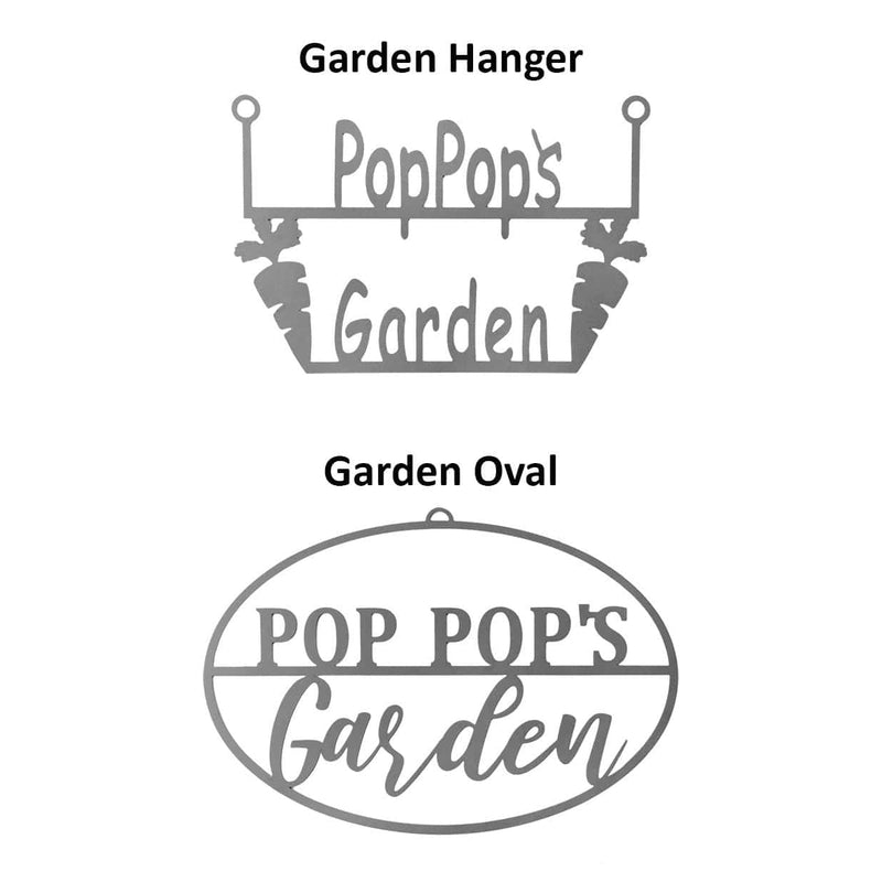 Pop’s garden hanger and garden oval comparison
