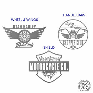 Rusted Orange Craftworks Co. OPTIONS_HIDDEN_PRODUCT Special Offer Motorcycle Life - 3 Styles Personalized Rustic Garage Sign Wall Decor