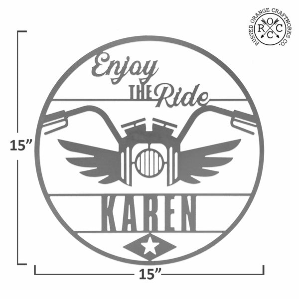 Rusted Orange Craftworks Co. OPTIONS_HIDDEN_PRODUCT Special Offer Motorcycle Life - 3 Styles Personalized Rustic Garage Sign Wall Decor