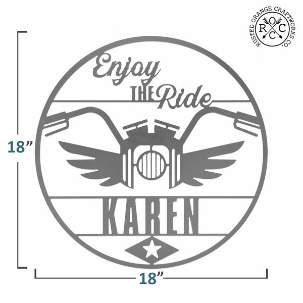 Rusted Orange Craftworks Co. OPTIONS_HIDDEN_PRODUCT Special Offer Motorcycle Life - 3 Styles Personalized Rustic Garage Sign Wall Decor