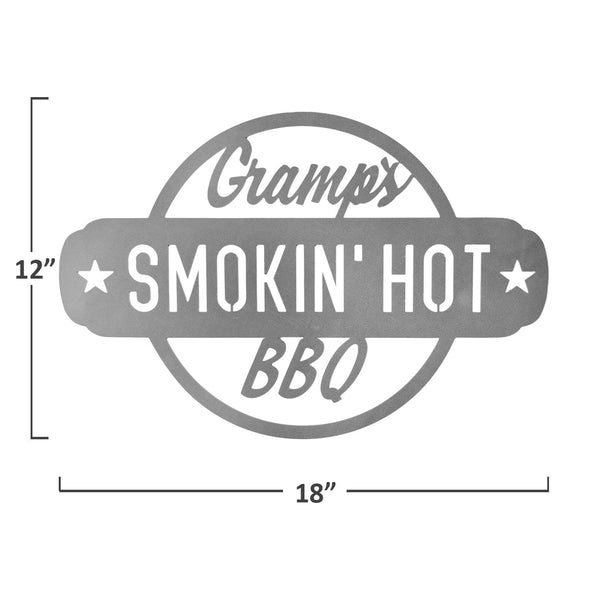 Rusted Orange Craftworks Co. OPTIONS_HIDDEN_PRODUCT Special Offer Smokin' Hot Plaques - Personalized Outdoor Hanging Barbecue Signs