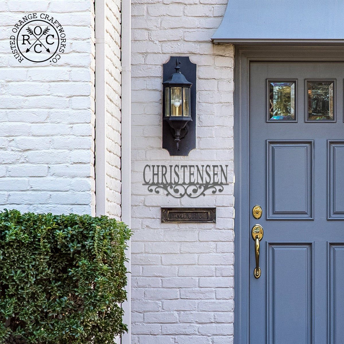 Pemberley Scroll Sign - 2 Sizes - Family Sign Housewarming Gifts