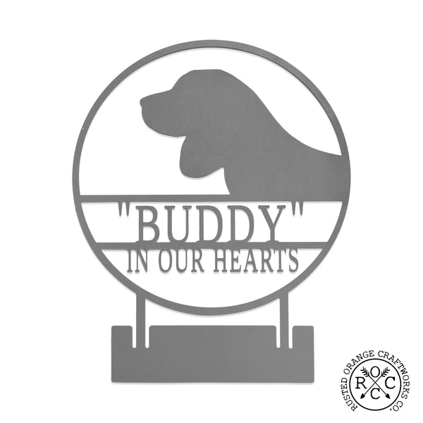 pet memorial plaque