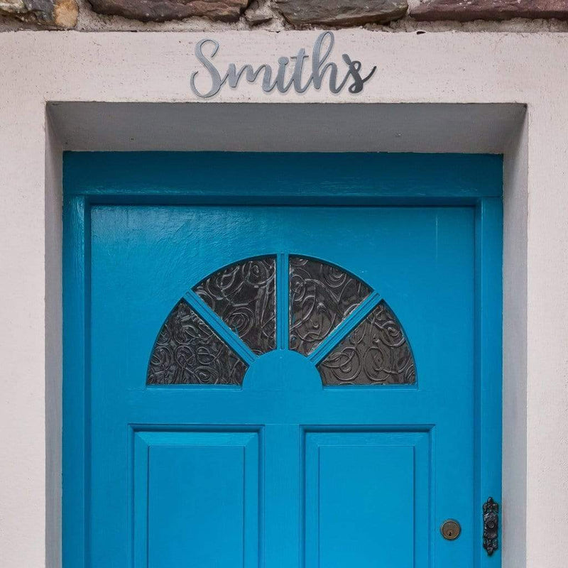 smiths sign above front door