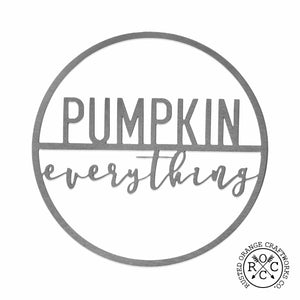 Rusted Orange Craftworks Co. Seasonal & Holiday Decorations Minimalist Fall Greetings - 7 Styles - Front Door Hanging Decorations