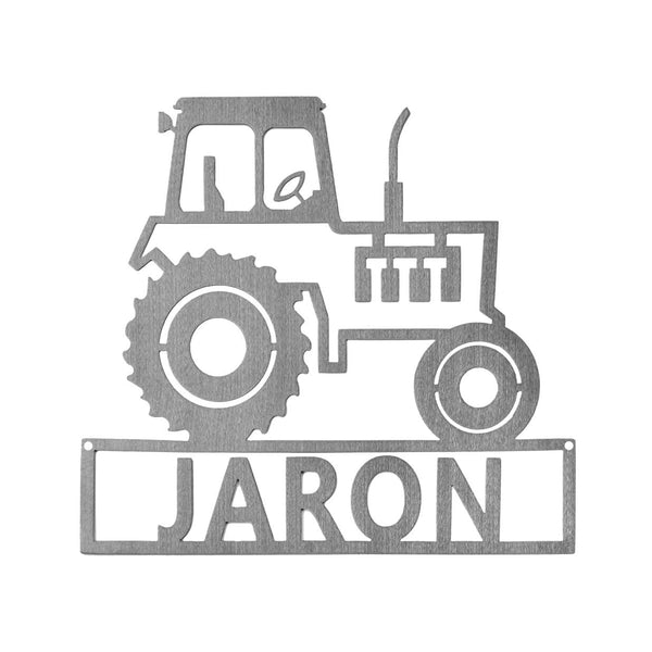 work truck sign tractor style
