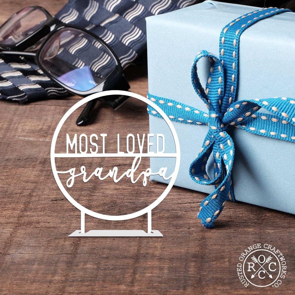 Rusted Orange Craftworks Co. So Loved - Best Parent Gift Tag or Table Top Plaque