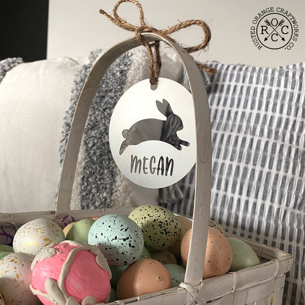 Rusted Orange Craftworks Co. Special Offer Easter Basket Tags - Spring Ornaments Set of 3