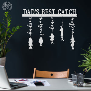 Rusted Orange Craftworks Co. Special Offer Reely Great Family Names Fish Sign Personalized - Father's Day, Dad, Grandpa