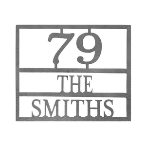 address sign