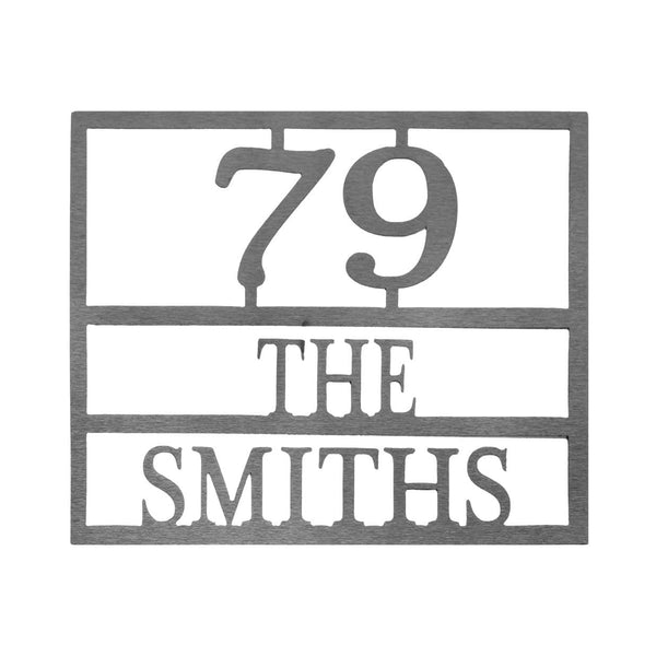 address sign