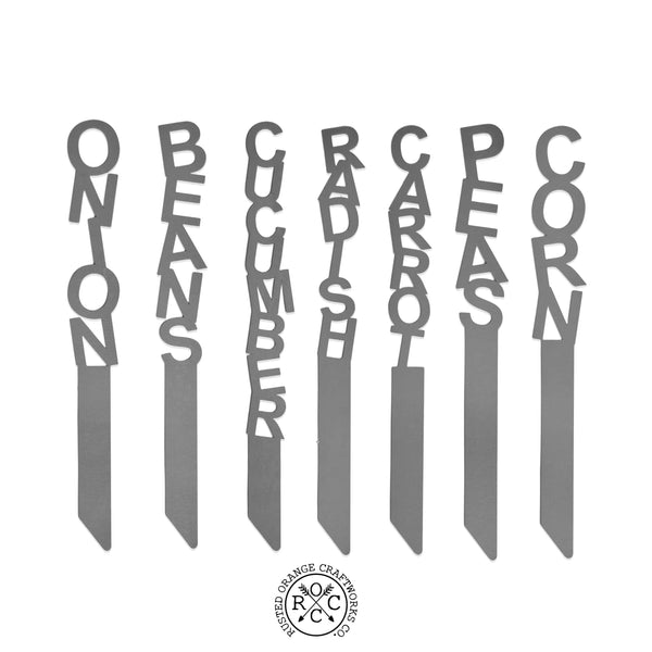 Spell it out garden markers array