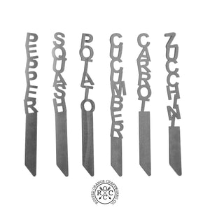 Spell it out garden markers