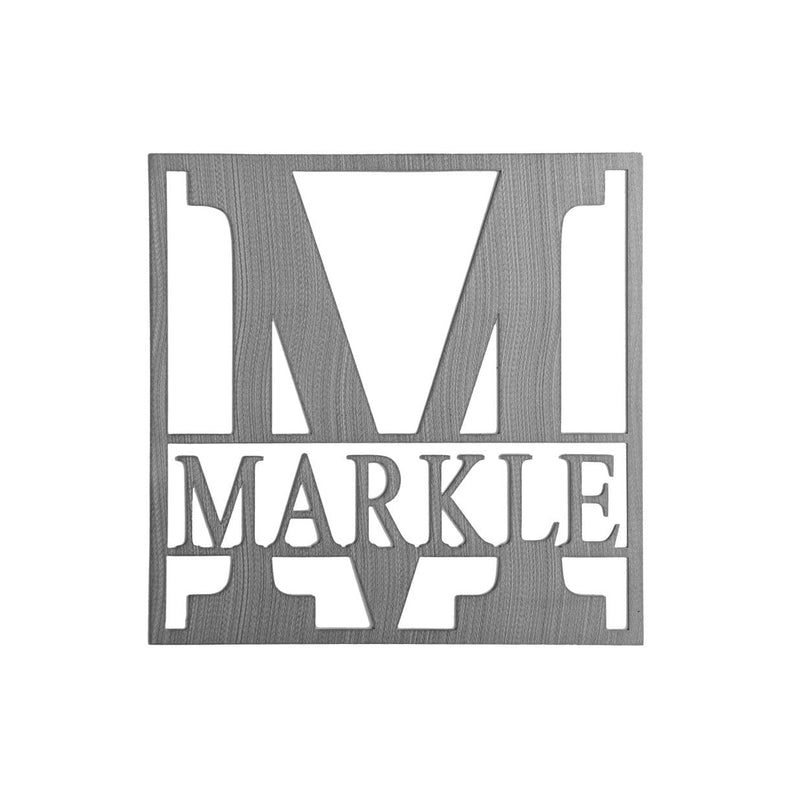 monogram sign letter m