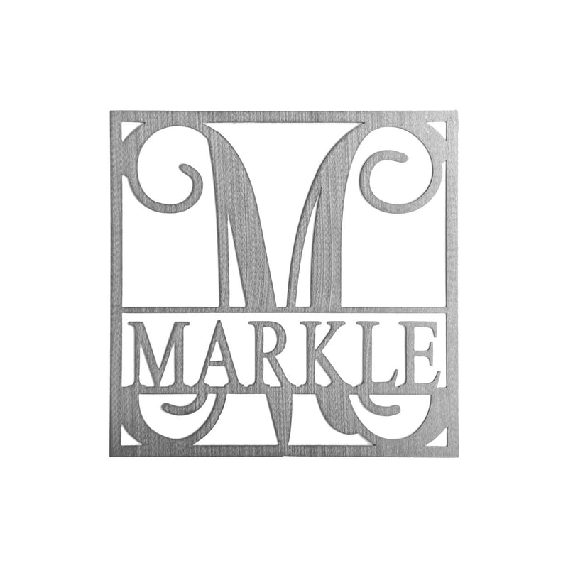 monogram sign letter m