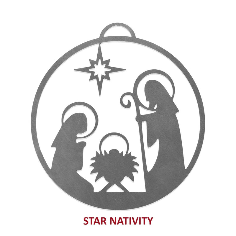 star nativity ornament