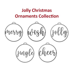 jolly christmas ornaments collection