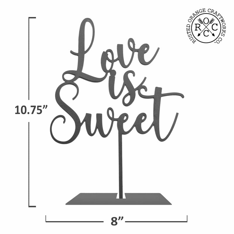 love is sweet sign dimensions
