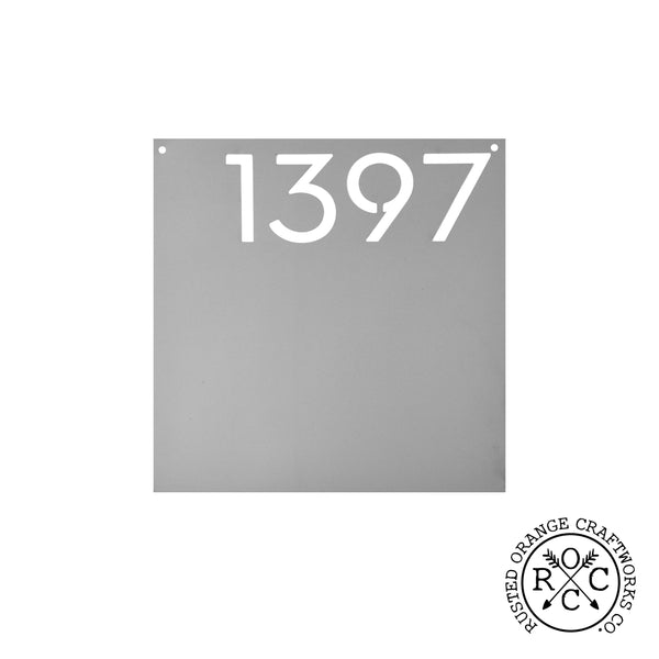 address sign