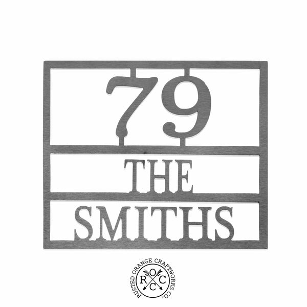 address plaque