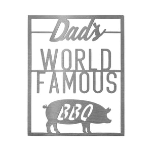 world famous bbq plaque